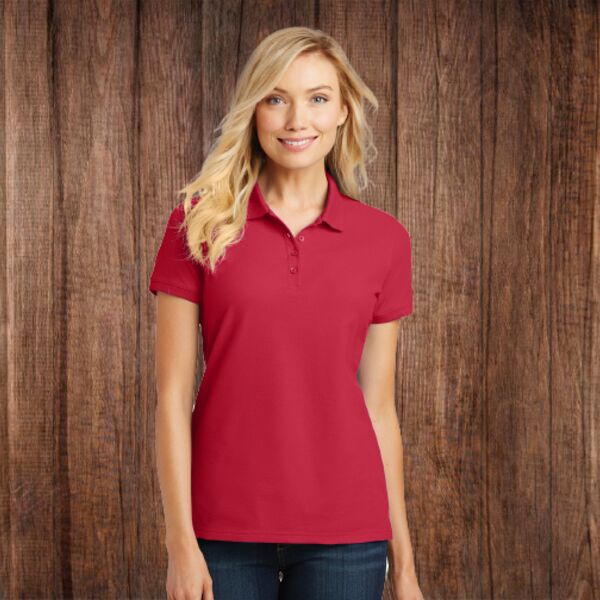 L100 Ladies Core Classic Pique Polo Thumbnail